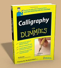 calligraphy for dummies book